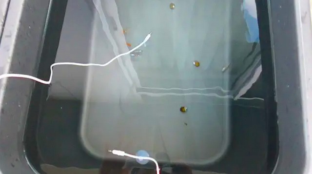 冬場の60Lタライの温度センサー