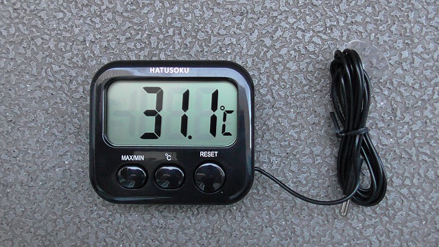 再購入したHATUSOKUデジタル温度計